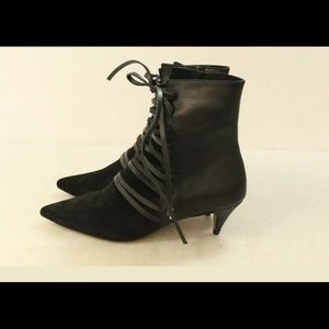 Free People Juliette Heel Black Boots
